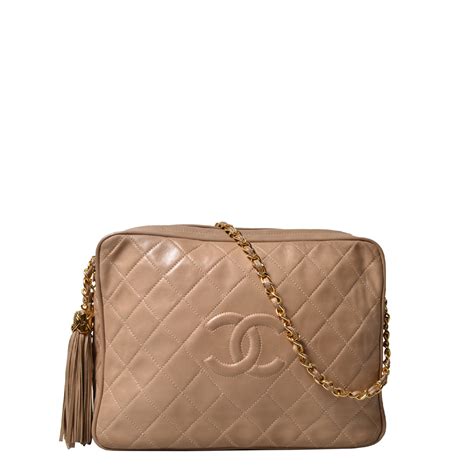 chanel tasche klein beige|Chanel beige handbags.